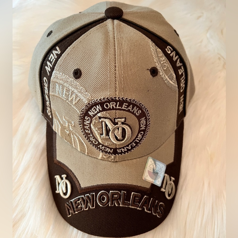 City Hunter Authentic Headwear New Orleans Cap, Beautiful Embroidered Details - Picture 1 of 10